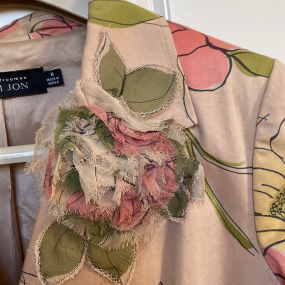 STUNNING RICKIE FREEMAN FOR TERRI JON BLAZER SIZE 12 . - Picture 6 of 16